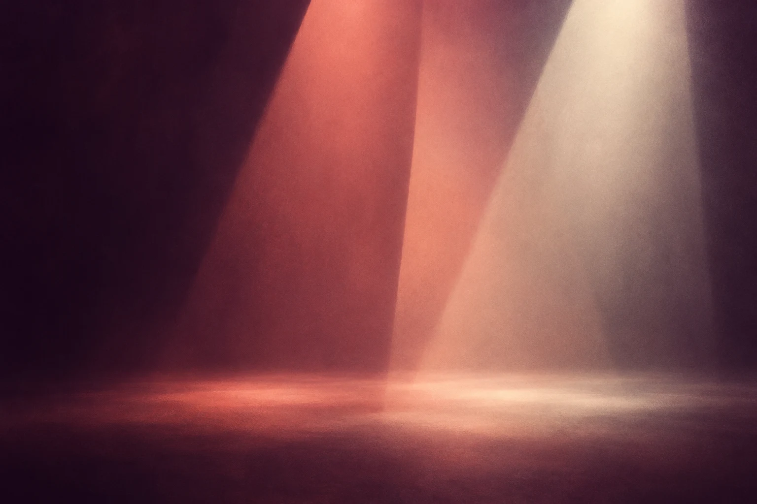 Tres planos de luz en una composición abstracta de aspecto cinematográfico; ilustración IA sin personas, fotografías de archivo ni fotogramas del documental.